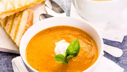 Roasted Yellow Pepper Soup