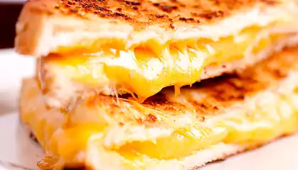 Goey Crispy Grilled Cheeser Sandwiches