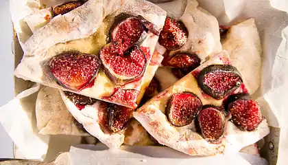 Breakfast Fruit Focaccia