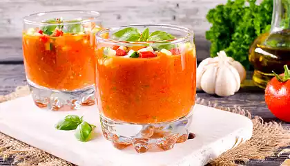 Chilled Sonoma Tomato Vegetable Soup