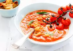 Creamy Tomato, Potato and Mushroom Soup