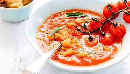 Creamy Tomato, Potato and Mushroom Soup