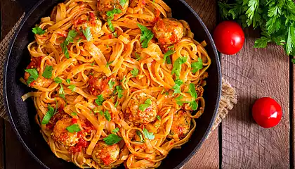 Yummy Pasta with Meatballs