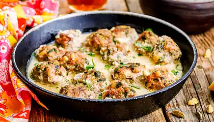 Batter-Dipped Fondue Meatballs