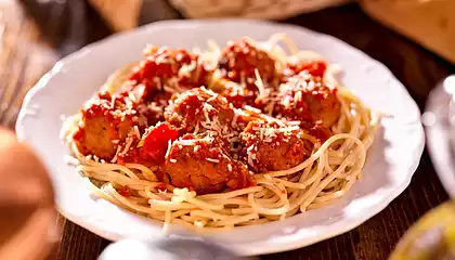 Italian Meatballs and Spaghetti