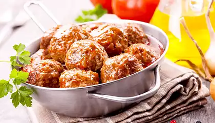 Meatballs and a Sauce