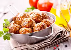 Meatballs and a Sauce