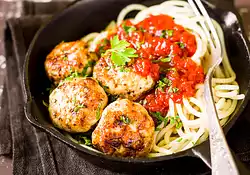 Chicken Cacciatore Meatballs