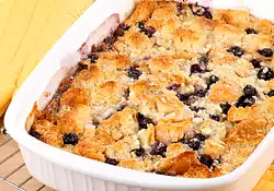 Blueberry French Toast Cobbler