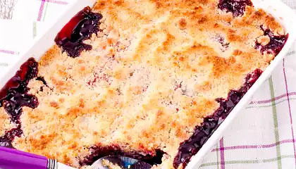 Cranberry-Cherry Crumble