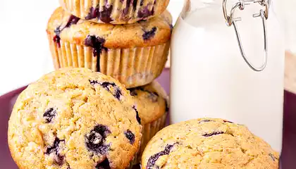 Banana-Blueberry Muffins