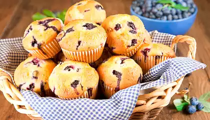 Blueberry Buttermilk Muffins