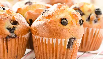 Non-Fat Blueberry Muffins