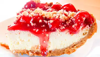 Mom's Easy Cherry Cheesecake