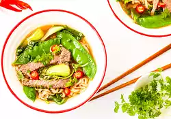 Asian Beef and Noodle Soup
