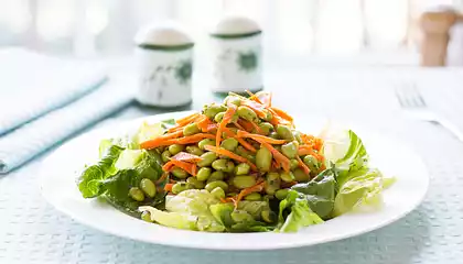 Asian Edamame and Carrot Salad