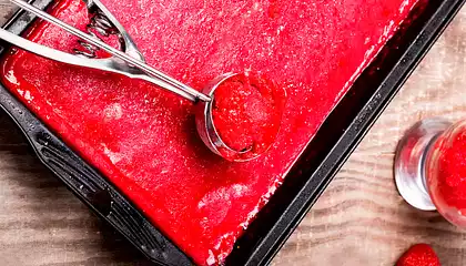 Amazing Strawberry Sorbet