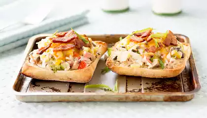Crab n' Bacon Cheese Melt Sandwiches