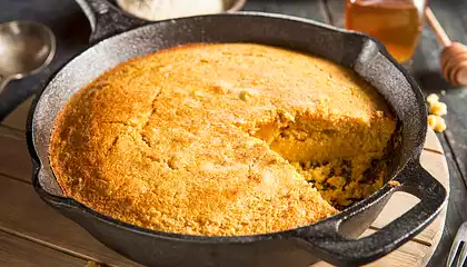 Skillet Honey and Sage Cornbread