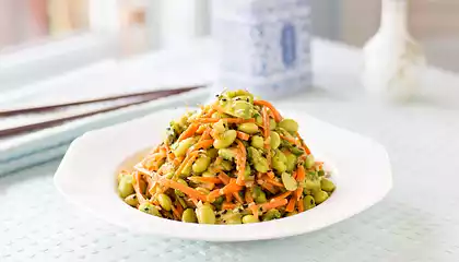 Edamame, Carrot, and Avocado Salad