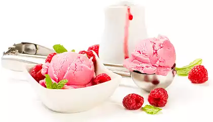 Cranberry Raspberry Ice Cream