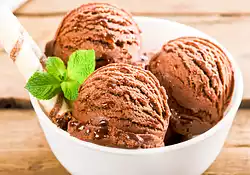 Never on Sunday Chocolate Ice Cream