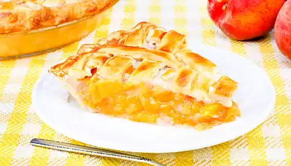 Old-Fashioned Peach Pie