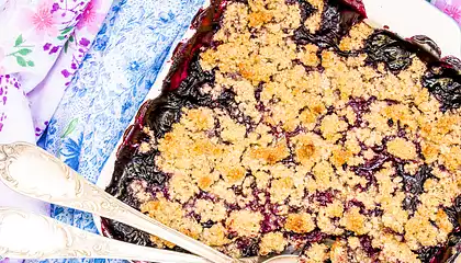 Blueberry Lemon Crisp