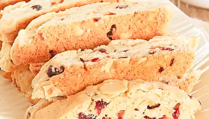 Cranberry Orange Biscotti