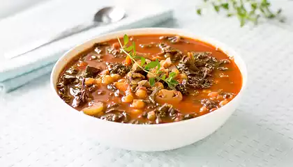 Spicy Kale and Chick-Pea Stew