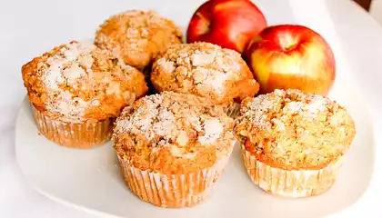 Curly Maple's Applesauce Muffins