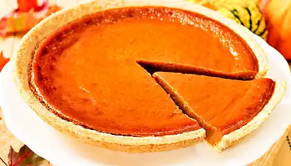 Dairy Free Traditional Pumpkin Pie