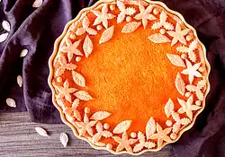 Maple leaf Pumpkin Pie