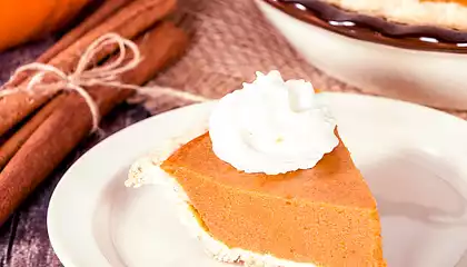 Mom's Pumpkin Chiffon Pie