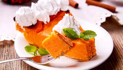 Favourite  Pumpkin Chiffon Pie