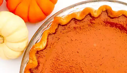 Silky Pumpkin Mousse Pie