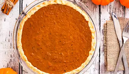 Silky Vegan Pumpkin Pie