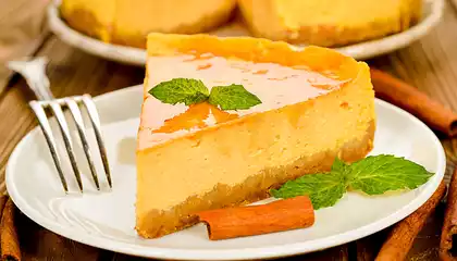 Fluffy Pumpkin Pie Cheesecake