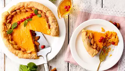 Pumpkin Pie with Short Pastry Crust
