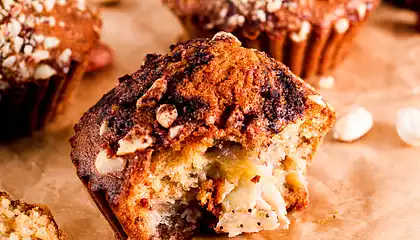 Yummy Peanut Butter Banana Muffins