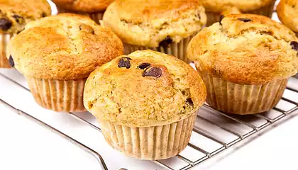 Moist Chocolate Chip Snack Muffins