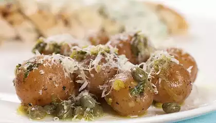 New Potatoes With Caper Sauce 