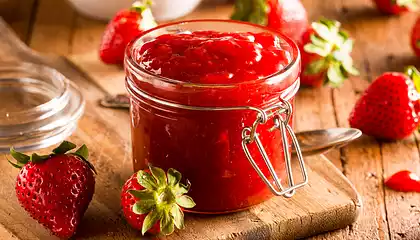 Cooked Strawberry Jam - Certo Liquid