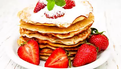 Buttermilk Whole Wheat and Wheat Germ Pancakes
