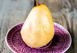 Juice Poached Pears