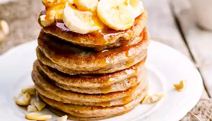 Golden Wheat Pancakes