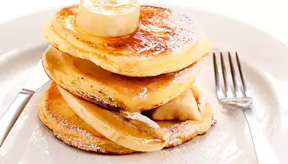 Lemon Verbena Ricotta Pancakes