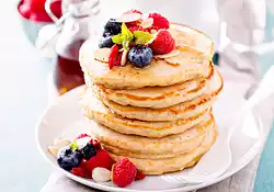 Light and Fluffy Whole Wheat Pancakes