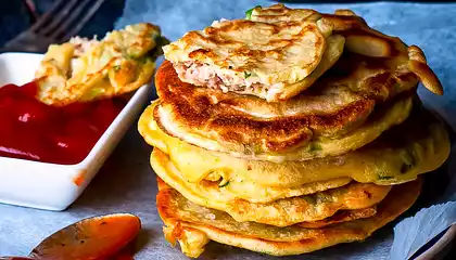 Mung Bean Pancakes - Bindae Duk
