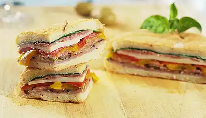 Circular Italian Sandwich